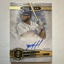 Topps Five Star Yordan Alvarez Autograph Houston Astros #FSA-YAJ Baseball Card