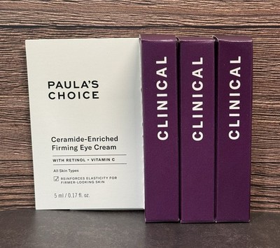 Paula s Choice Ceramide Enriched Firming Eye Cream 0.17oz/5ml Bundle Of 3