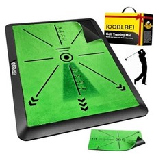 Golf Hitting Mat, 16"x12" Golf Practice Mat with Swing Path Feedback,