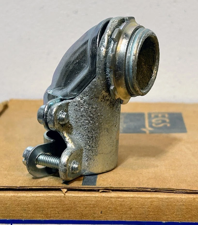 ACV-75 O.Z./GEDNEY 3/4 PULGADAS 90 GRADOS CABLE CONECTOR BLINDADO *LOTE DE 18 NUEVOS O/B Foto 4 de 4