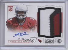 2013 Panini National Treasures Century Black 25/25 Andre Ellington #202 Auto 2v9