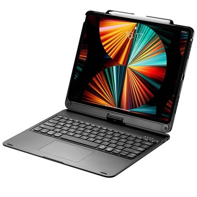URBAN FACTORY 2-in-1 Hülle für iPad Pro 12.9'' 3G und 4G mit Bluetooth Tastatur