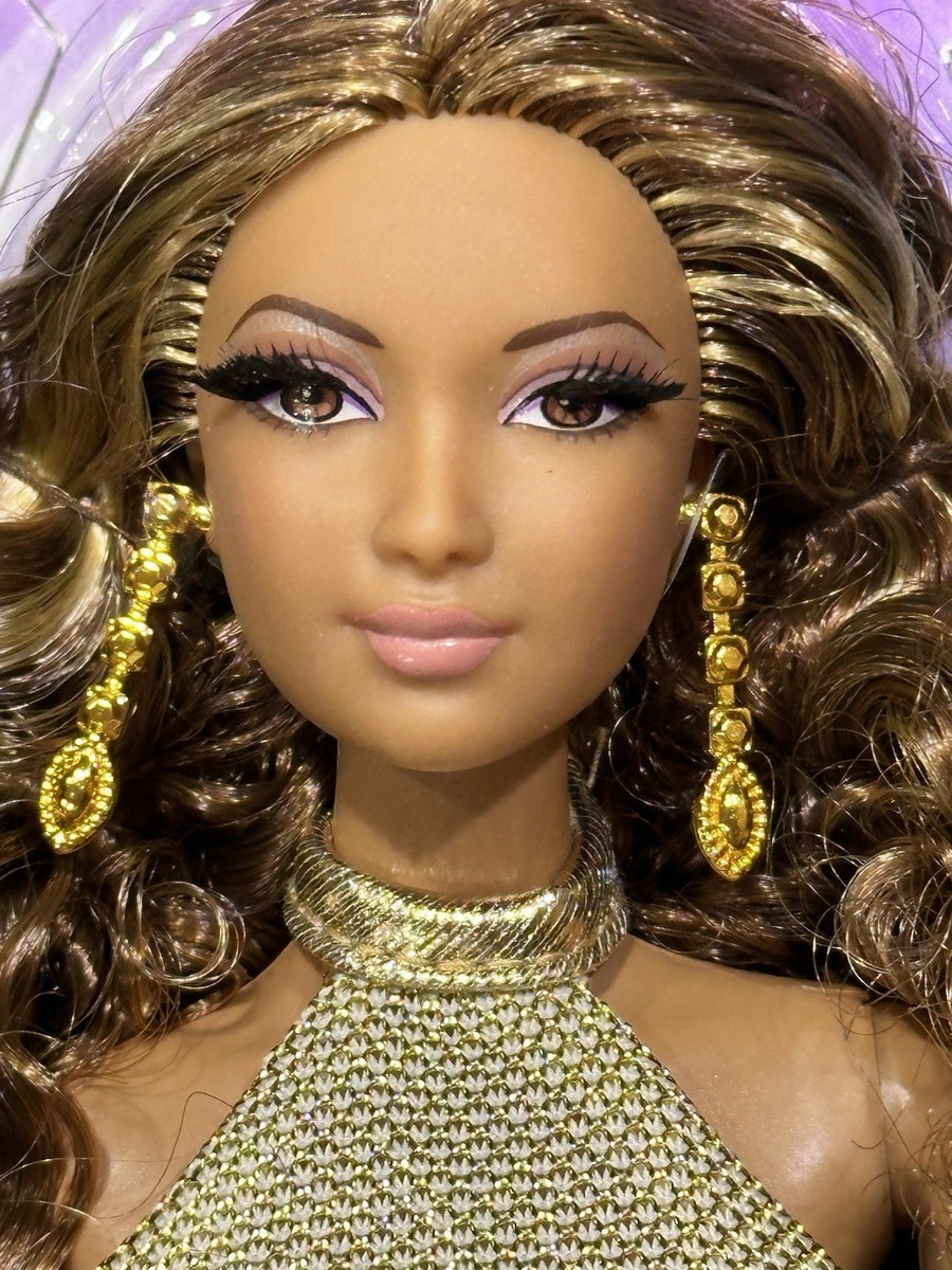 The LOOK Red Carpet Barbie Doll African American Black Label