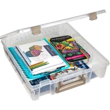 Super Satchel 1 Compartment Box Clear Craft Organizer Storage Case