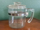 Pyrex Vintage Flameware Percolator Coffee Pot 2/4 Cup Capacity Lid Only