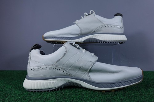 Johnston & Murphy XC4 Golfschuhe Herren Größe 11 grau wasserdicht ohne Spikes Leder - Bild 2 von 8