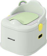 Vasino per Bambini 3 in 1 Con Vaschetta Rimovibile, WC per Bambini Imbottito Con