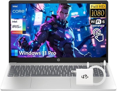 HP 15.6'' FHD Touchscreen Laptop Intel Core i7-1355U 16GB RAM 512GB SSD Win11 Pro