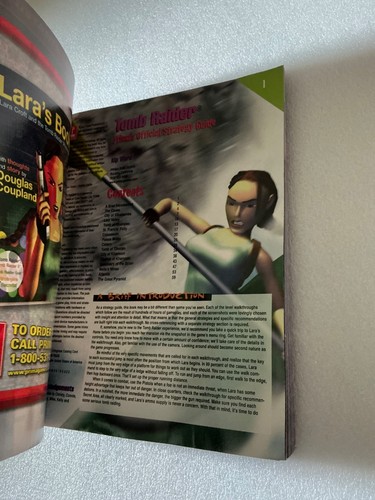 Tomb Raider I & II Prima's Official Strategy Guide Book ULTRA RARE no insert gc - Picture 4 of 24