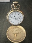 Antique Elgin Gents 15J Gold G.F. Full Hunter Pocket Watch 1894 Dueber Special