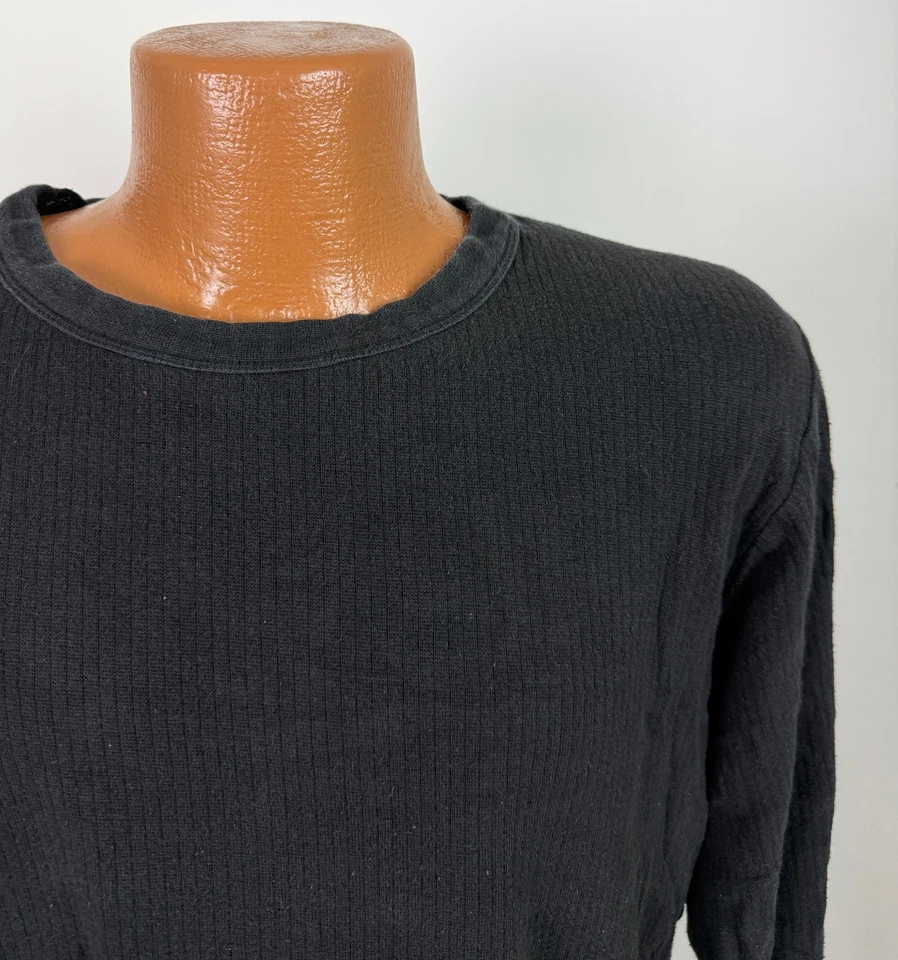 Camisa Térmica Jockey De Colección Hombres XL Apretada Elástica Acanalada Exterior Manga Larga Foto 2 de 4