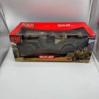 G.I. Joe Willys Jeep Desert Patrol Vehicle Hasbro 53311 Truck for 12" 1/6 Figs