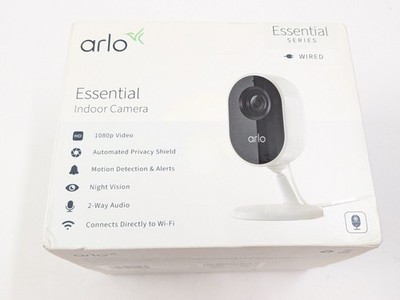 Arlo Essential Indoor Security Camera - White (VMC2040-100NAS)