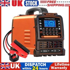 Heavy Duty Battery Charger 15A Automatic Battery Maintainer 12V/24V For AGM GEL