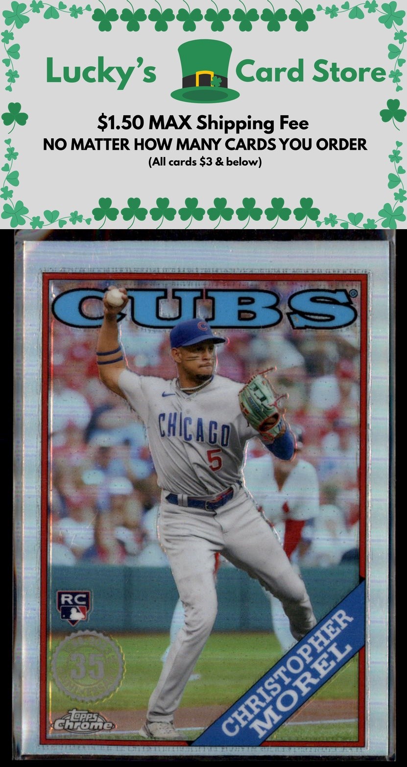 2023 Topps Chrome #88BC-20 Christopher Morel 1988 Topps 35th Anniversary Rookie