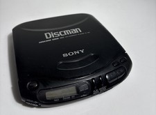 Vintage Sony D-140 Personal CD Player 1Bit DAC Megabass - Tested Working