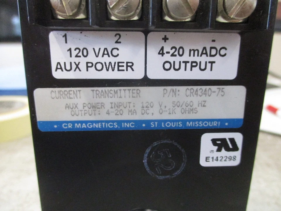 CR Magnetics Current Transmitter CR4340-75 Input: 120V 50/60Hz - Image 2 of 4