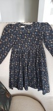 Vintage Laura Ashley Mother and Child Dress size 6 3 years Corduroy floral 90's