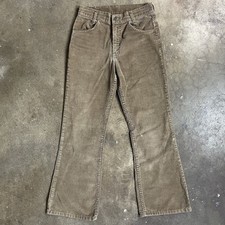 Vintage 70 s Levi s Brown Corduroy Flares 26 Waist