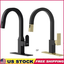 2 in 1 Pull Down Kitchen Faucet W/ Dual Spray 360 Swivel Easy Installation New