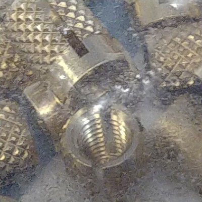 100 OFF M4 MASSIVE MESSINGEINSÄTZE 4 MM PUSH-IN FÜR KUNSTSTOFF KALTINSTALLATION KOSTENLOSER VERSAND UK