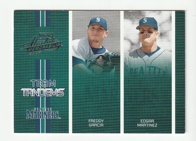 2005 Playoff Absolute Memorabilia EDGAR MARTINEZ GARCIA /250 Team Tandems TT-91