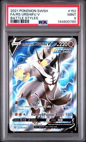 Rapid Strike Urshifu V graded PSA 9 for sale on eBay