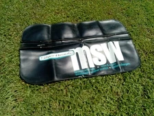 Vintage SILVER BEAUTY Auto Parts Battery Chargers Mechanics Foam Fender Cover