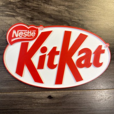 Kit Kat POP  ART modern 3D printed logo sign fan art display shelf desk wall