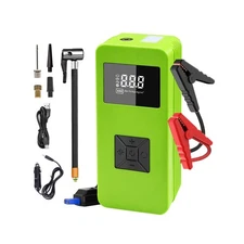 Jump Starter with Air Compressor, 12V 8000mAh Portable Car Battery ... Fast Ship
