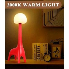Giraffe Night Light Kids Red Table top Lamp Dimmer 18.1 inches