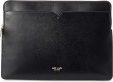 NWT NEW kate spade spencer universal laptop sleeve Leather Pouch Black