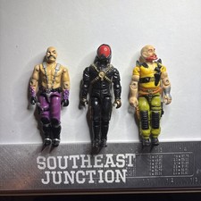 Vintage GI Joe ARAH 3.75” Action Figure Lot Hasbro Bundle Of 3 No Cracks TIGHT
