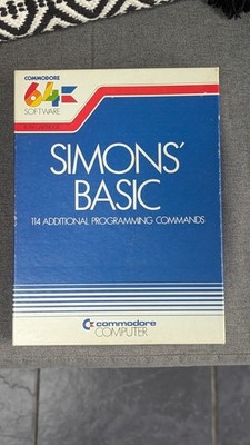 SIMONS BASIC - Commodore 64 / 128 - RARE GIANT BOXED CARTRIDGE SET Complete - 1983