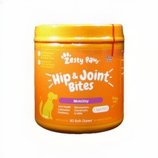 Zesty Paws Hip Joint Mobility Bites - 90 Chews Duck Flavor Exp 2027