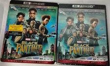 Black Panther (4K Ultra HD, Blu-ray Digital Copy) w/ Slipcover NEW Free Shipping