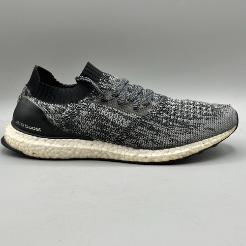 Adidas Ultraboost Men Size 10.5 Running Athletic Shoes Core Black Light Gray - Picture 3 of 14