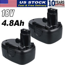 2Pack 4.8Ah 18V NI-MH Battery For WA3127 WA3152 WG150 WG152 WG153 WG250 For Worx