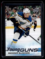 2019-20 Upper Deck Series 1 Young Guns Mackenzie MacEachern. Rookie #212