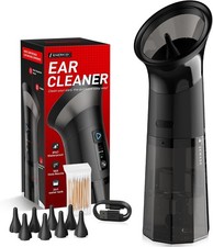 Electric Ear Wax Removal Kit, Ear Wax Cleaner 1 Waste Tank 4 Modes with 10 Tips