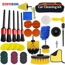 Auto Detailing Brush Cleaning Kit Car Interior Vents Gaps Dust Tool Set