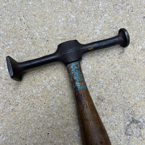 Square & Round Planishing Panel Beater Body Repair Curved Face Dinging Hammer - Picture 4 of 16