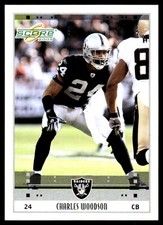 Charles Woodson 2005 Score #202 Raiders NFL READ FREE SHIPPING AutographDen