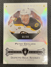 2017-18 UPPER DECK BLACK DIAMOND PETER CEHLARIK DIAMOND RELIC ROOKIE #ed 66/99