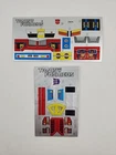 Vtg Transformers G1 1985 Inferno 100% Original Decals Bombshell Sticker Sheets