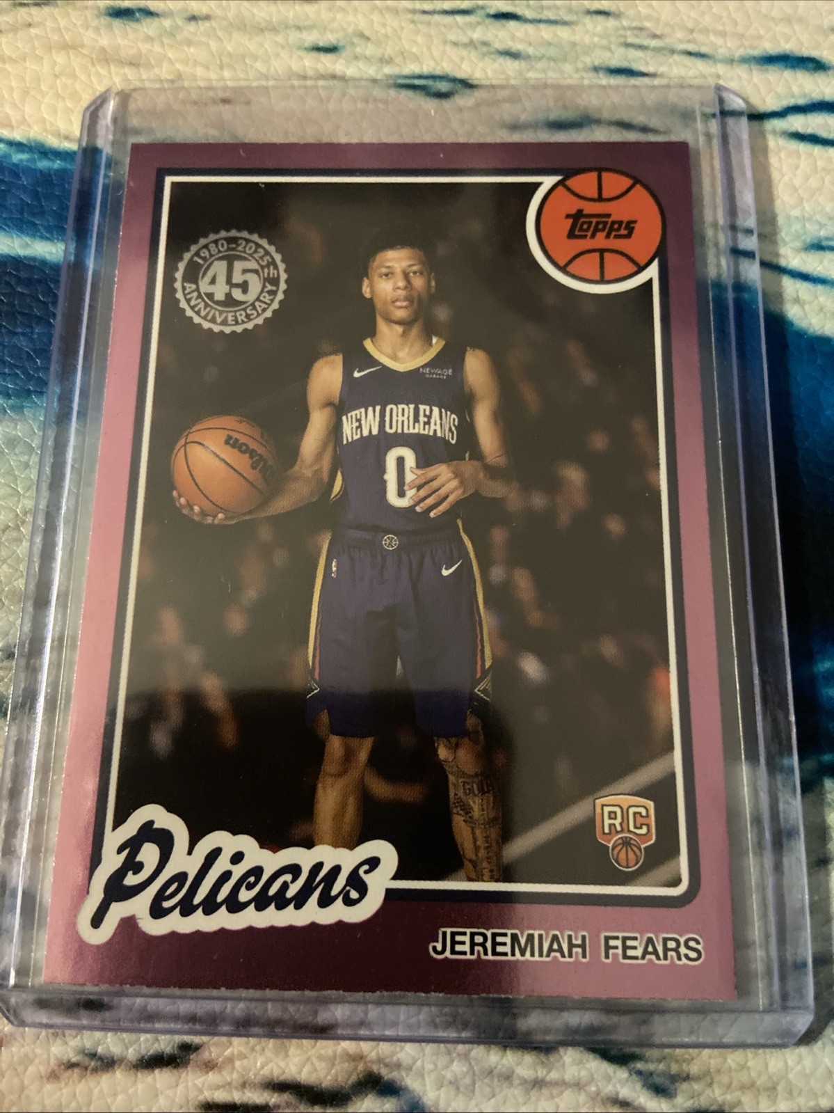 2025-26 Topps - 1980-81 Topps Basketball Jeremiah Fears #80BK-98 Pink Foil (RC)