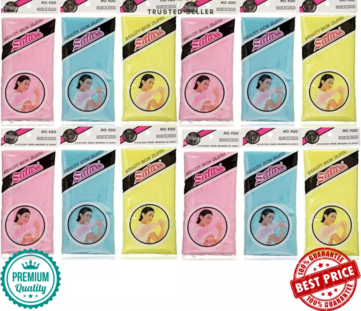 Salux Nylon Wash Cloth Towel Japanese Exfoliating Beauty Skin Bath