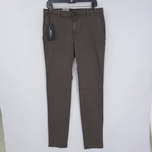Alberto Luxury T400 Pants Chino Slim Fit Stone Rob Coloured Dual FX 31x34 New