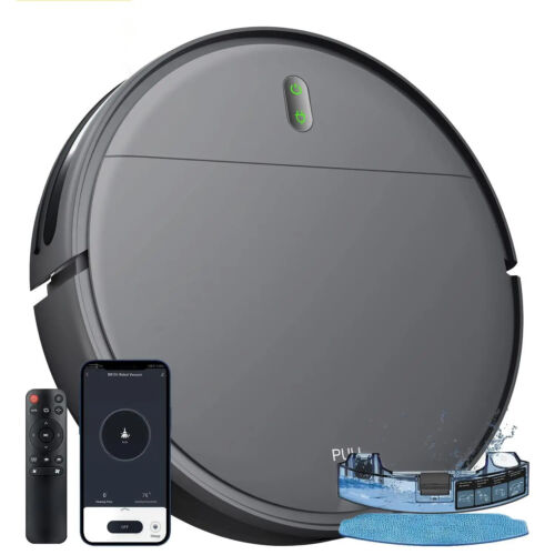 Robot Vacuum Cleaner Auto Charging 1400Pa Power App Control Water Tank Mopping - Picture 18 of 18