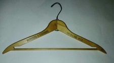 Vintage Eisenberg And Eisenberg New York Men's Store Wooden Hangers